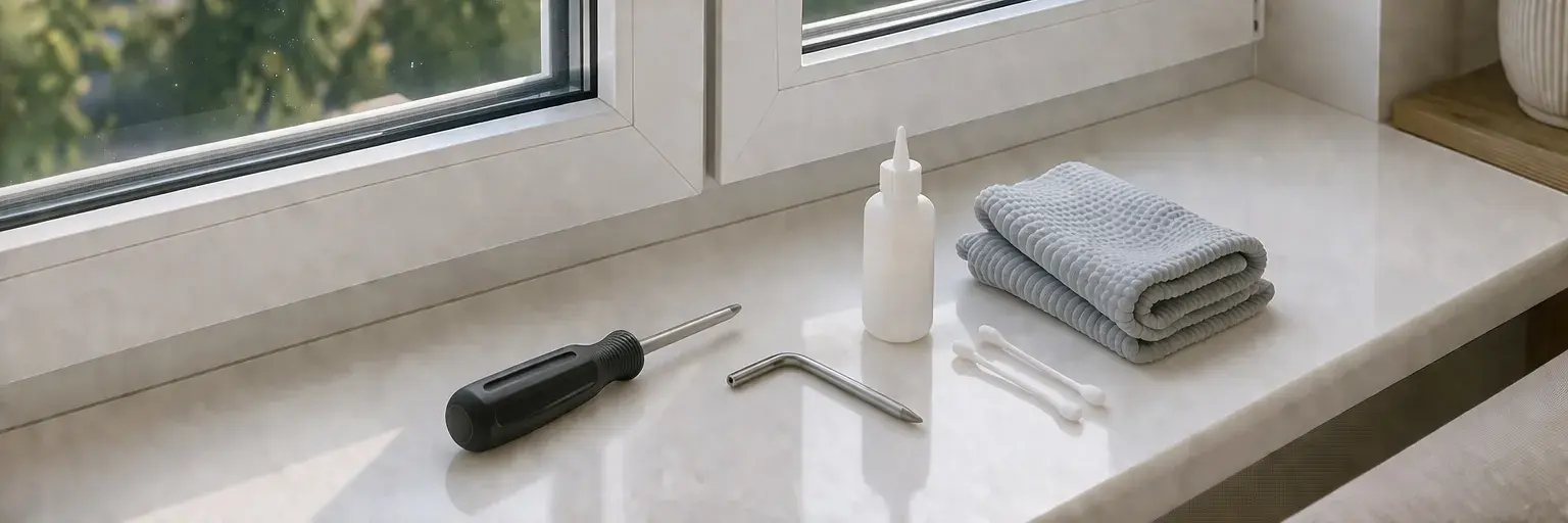 Обслуживание фурнитуры окна